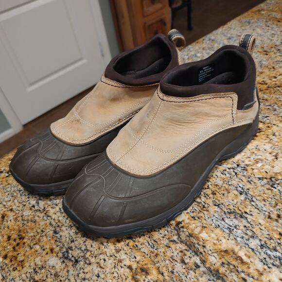 L.L. Bean Brown Waterproof Bean Boots Size 9.5 M 05455 - Picture 3 of 15